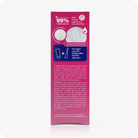 For Conceive Plus Duo Combo Fertility Lubricant Bundle, the image shows the back panel of the 75ml box. It highlights clinical claims such as “99% viable sperm after 2 hours,” sperm-friendly formulation, and suggested use with pre-filled applicators. The panel also includes usage cautions, clinical purpose, and storage details.