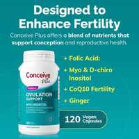 Ovulation Pack - Fertility + Ovulation Supplements - Conceive Plus® Europe
