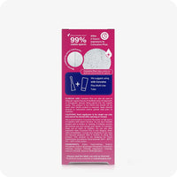 Conceive Plus Women's Fertility Support + Applicators featuring back panel of 3-pack lubricant box showing sperm viability results, clinical use information, single-use caution, and ingredient list, all displayed on a magenta background.
