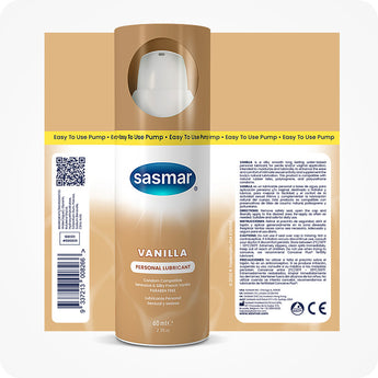 Sasmar Vanilla Flavor Personal Lubricant